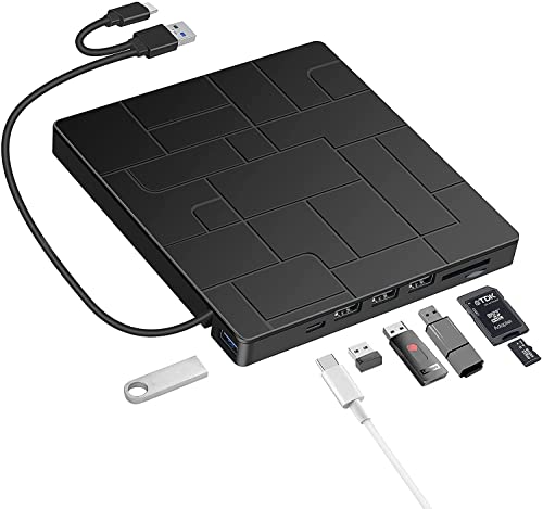Beva Ultra Slim externes CD Laufwerk mit Type-C USB Anschluss