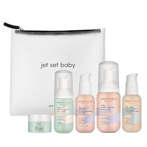 Evereden Children Journey Set: Clear & Vegan 5-Piece Pores and skin Care Set for Children | Multi-Vitamin Children Pores and skin Care Set w/t Physique Wash, Lotion, Face Wash, Cream, Shampoo & Conditioner | Stocking Stuffers for Children