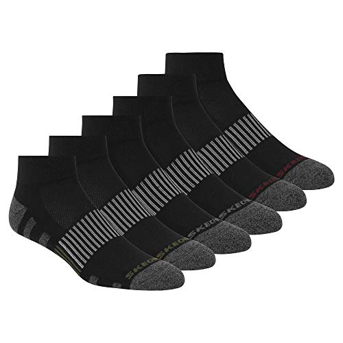 Skechers Men's 6-Pack Quarter-Length Crew Socks
