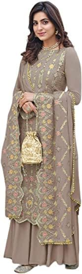 Heavy Embroidery Work Palazzo with Dupatta Dresses Ready to Wear Shalwar Kameez Suits