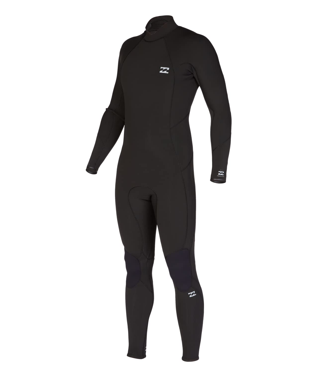 Billabong Mens 3/2mm Absolute Back Zip Fullsuit GBS Wetsuits - Black | Large Short