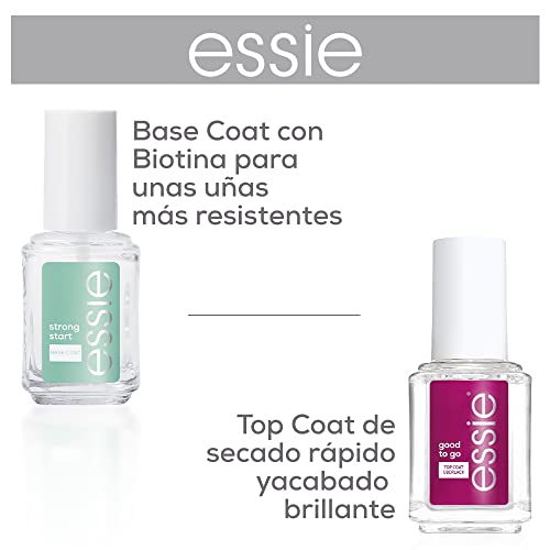 essie Routine Set (Unterlack strong start, Überlack good to go), exklusiver Nagellack: hochwertig, haltbar und… – Bild 5