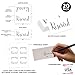 Andaz Press Table Tent Place Cards On Perforated Paper, Formal Black And White, Reserved, 20-Pack, Placecards Table Settings Reserved Table Signs Reserved Seating Signs Reserved Signs For Tables