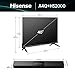 Hisense TV & Soundbar Bundle: 40A4QTUK Smart TV plus the HS2000 Soundbar – perfect everyday pairing with smart features and better sound