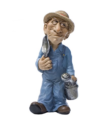 Les Alpes Berufsfigur Comicfigur Figur Gärtner Landschaftspfleger witzig der Reihe Funny Jobs