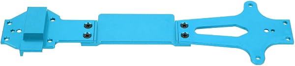 Panneau de Deuxième étage RC, Pièce de Rechange en Alliage D'aluminium Facile à Installer avec 2 Options de Couleur, adapté pour Voiture 144001 1/14 RC (Blue) - 4