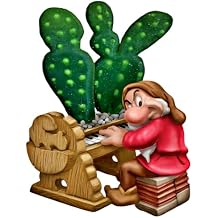 The Bradford Exchange Snow White and The Seven Dwarfs Sculpture Collection Issue #2 "Grumpy Hand-Painted Faux Succulent Figurine 4-inches