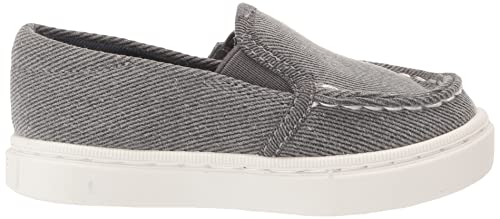 Sperry Mocassim lavável unissex infantil Bodie Jr, Cinza escuro, 9 Toddler