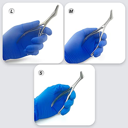 Image of Vienna Nasal Speculum ENT Instruments, Premium Quality Stainless Steel for Adult, Child, Infant - Small, Medium, Large - 3 Pcs