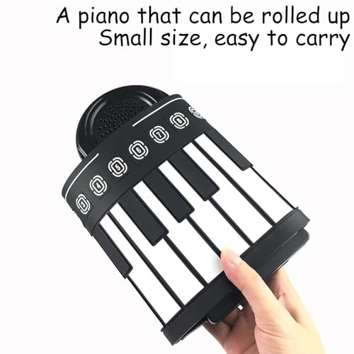 Piano Numérique Portatif, Affichage Numérique LED, 128 Types De Voix, Clavier De Piano De Musique Numérique électronique Pliable Et Flexible, Peut être Connecté à des Pédales Et des Haut-parleurs - Les Beatles, Paul McCartney, John Lennon, RIngo Starr, George Harrison Piano Numérique Portatif, Affichage Numérique LED, 128 Types De Voix, Clavier De Piano De Musique Numérique électronique Pliable Et Flexible, Peut être Connecté à des Pédales Et des Haut-parleurs – Image 5