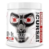 JNX SPORTS The Curse! Creatine Monohydrate Powder 60 Servings | Pure Micronized Creatine 5g Per Serving | 300g - 10.6 Ounce