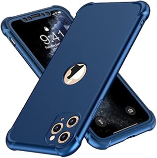 ORETECH Designed for iPhone 11 Pro Case, with[2x Tempered Glass Screen Protector] Full body Shockproof Heavy Duty Protection Ultra Thin Hard PC Silicone TPU Bumper Cover for iPhone 11 pro-Black
