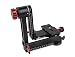 Produktbild Adlatus CB-52 Gimbal Stativkopf (Kardankopf aus Aluminium, Tragkraft 15kg, Schwenkkopf, Gimbalkopf, gummierte Schnellwechselplatte, Gewicht ca. 900g, inkl. Transporttasche) (Aluminium)