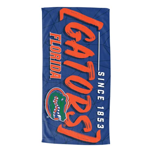 Northwest NCAA Florida Gators Unisex-Youth Hooded Youth Beach Towel, 21" x 51", Facet