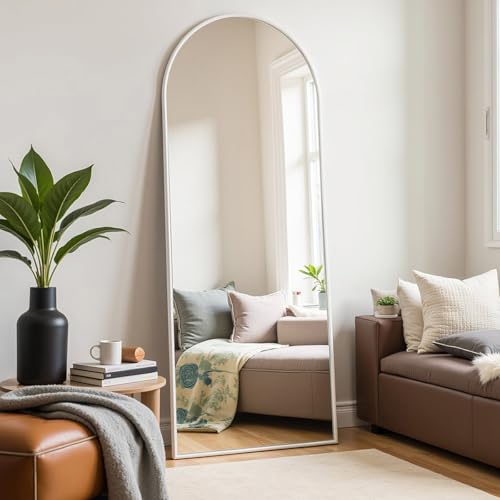 Rowjut Floor Mirror Arched Mirror Full Length 56