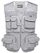 Zhusheng Men's Mesh 16 Pockets Photography Fishing Travel Outdoor Quick Dry Vest Breathable Waistcoat Jackets (XX-Large, Grey)