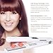 Ultrasonic Infrared Hair Care Iron Recovers The Damaged Hair LED Display Treatment Styler Cold Iron Straightener, Infrared Straightener Styler (White)