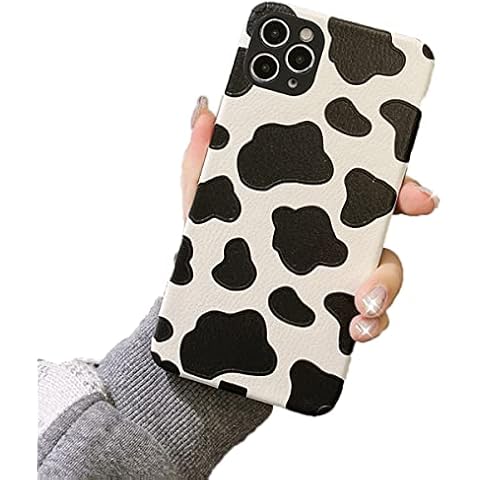 Compatible with Cow Print iPhone 12 Case,Cute Pattern Silicone Shell Soft, Camera Lens Protection Shockproof Edge Bumper TPU Cover Case for iPhone 12 6.1 Inches 2020 Cover