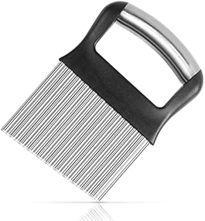 Vicloon Potato Crinkle Cutter, Potato Chipper, Stainless Steel Wavy Blade Chips Cutter Crinkle Slicer Vegetable Chopper, Potato Cutter French Fries Vegetable Cutter and Fruit Slicer for Cooking Tool
