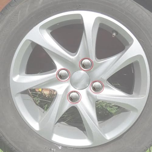 Tornillos rueda coche con buje hexagonal de 17mm para sustitución segura de pernos 3