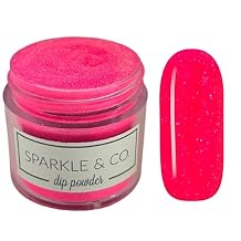 Sparkle & Co. Dip Powders Secret Menu dp.95 & dp.56 Pink with Shimmer 1 Ounce Dipping Powder Jar For Manicure DIY Summer Shade, No Lamp Needed