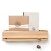 Natuhr Llavero de Almacenamiento de Madera de Roble sin Tratar sólido DoOrganizer...