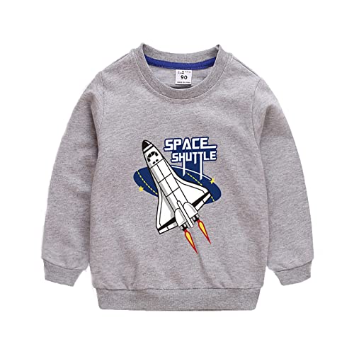 Kinder Pullover Mit Truthahn-Stickerei - Langarm Für Herbst & Winter