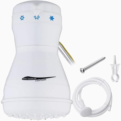 Calentador de agua instantáneo 5400W 110V Calentador de ducha eléctrico Grifo caliente instantáneo Calentador de agua de baño Calentador de agua