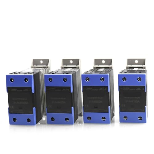 Relais à semi-conducteurs monophasé Rail DIN S1A4825DA 25A CC à CA - 5