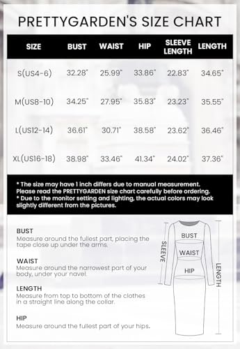 Prettygarden Women'S Fall Bodycon Mini Dress Sparkly Long Sleeve Cowl Neck Ruched Short Club Cocktail Wedding Guest Dresses thumb #5