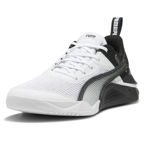 PUMA Womens Fuse 3.0 Training Sneakers Shoes - Black, White - Size 8 M2