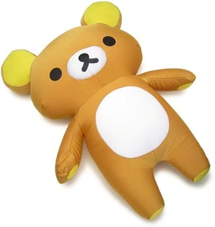Amazon Co Jp フォルム クッション ビーズクッション ぬいぐるみ M 全身 リラックマ ホーム キッチン