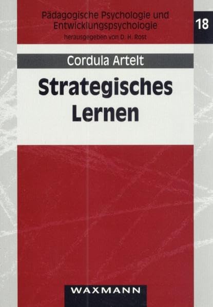 Strategisches Lernen: Diss.. (Pädagogische Psychologie und Entwicklungspsychologie)