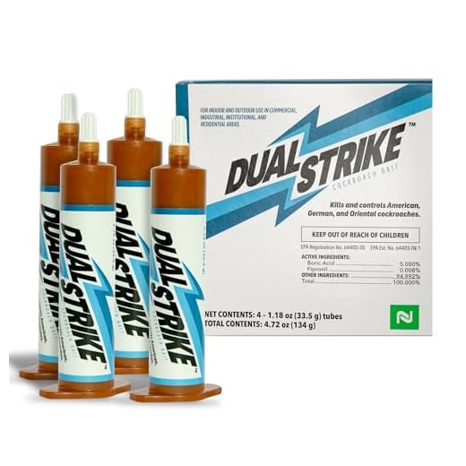 Nisus Dual Strike Cockroach Bait Gel 4 Pack