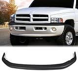 PIT66 Front Upper Bumper Pad Air Dams Compatible with Dodge Ram 1500 1994-2001/ Ram 2500 3500 1994-2002 (NOT FIT Sport Models OR Models with Tow Hooks) 55076610AB CH1000160
