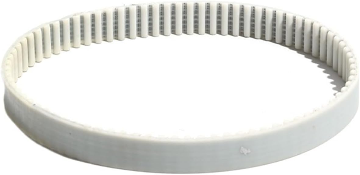 Belt White PU HTD5M Pulley Belt 15/20/25/30mm Width 1650/1660/1670/1680/1700mm Closed Loop Polyurethane Toothed Belt