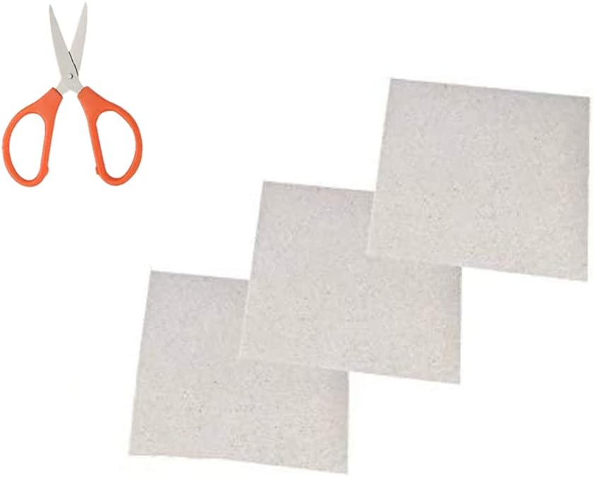 3 Pcs 5.1" x 5.1" Microwave Oven Repairing Part Mica Plates Sheets