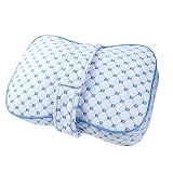 Almohada de rodilla para personas que duermen de lado, cojín para dormir de lado con correa, cojín posicionador de piernas, para alineación de columna cervical, recuperación, embarazo, viaje, cama