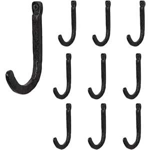 Rusticstatesabowallmountcastironhookscoattowelbaghathangermultiuseentrywayrailroadspikerackblacksetof10 Urban Country Home Decor Rustic state sabo wall mount cast iron hooks coat towel bag hat hanger multiuse entryway railroad spike rack black set of 10 urban country home decor