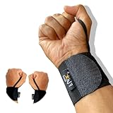 Protetor de Punho Ajustável Profissional - Faixa Elástica para Pulso - Munhequeira Musculação Crossfit Ciclismo