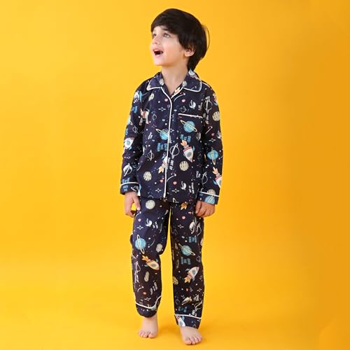 Image of Jam & Sugar Boys Cotton Printed Night Suit Set