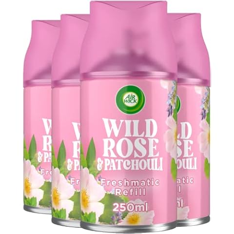 Air Wick Freshmatic Spray Refills - Wild Rose & Patchouli Cover