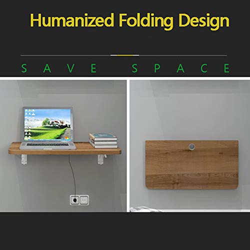 Table murale pliante bureau rabattable cuisine gain de place