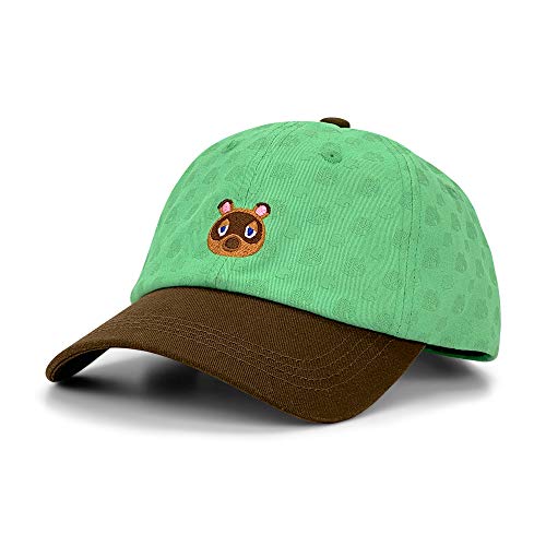 Controller Gear Animal Crossing Hat Baseball Cap (Tom Nook, Green) #TOP1