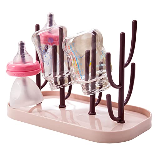 Biberon Etendoir,sèche-biberon Pliable,Egoutte-biberons Arbre,ÉSiphon Biberon,Égouttoir à biberon,bac égouttoir Amovible,pour Les...