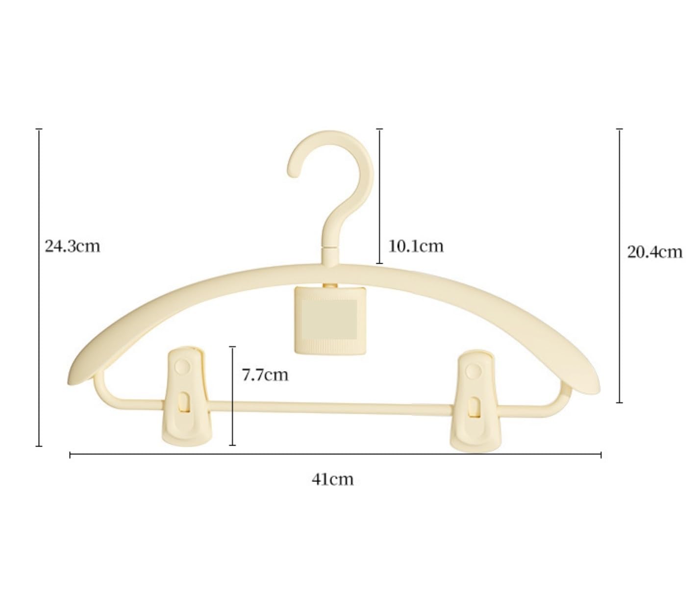 Perchas Armario Vestidor Perchas For Pantalones, Balcón, Dormitorio, con Pinzas For Faldas, Abrigos Y Vestidos Duraderas Ahorra Espacio(Rot,10pcs)