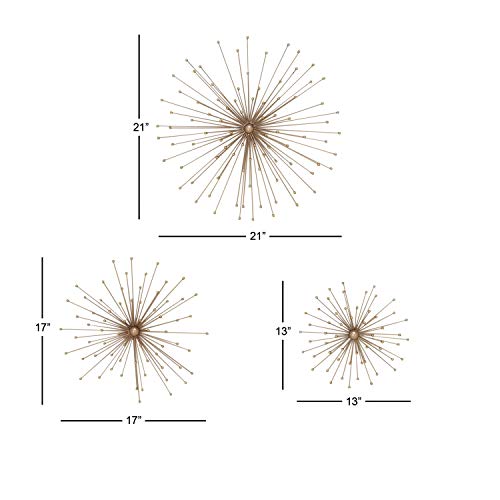 Deco 79 74825 Metal Starburst Home Wall Decor thumb #2
