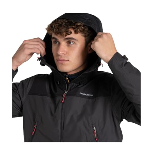Craghoppers Mens Breathable Shell Vanth Waterproof Jacket, Black Pepper, XL EU - Image 5