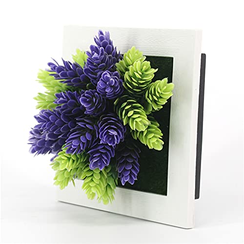 Eastdall Plantador De Parede,Plantas de simulação artificiais 3D decoração de parede/flores de mesa