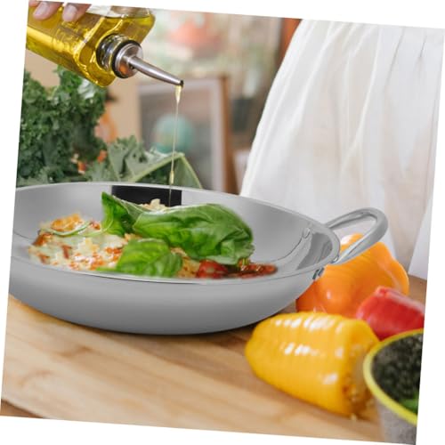Wok de cocina Cabilock de acero inoxidable con doble mango miniatura 7